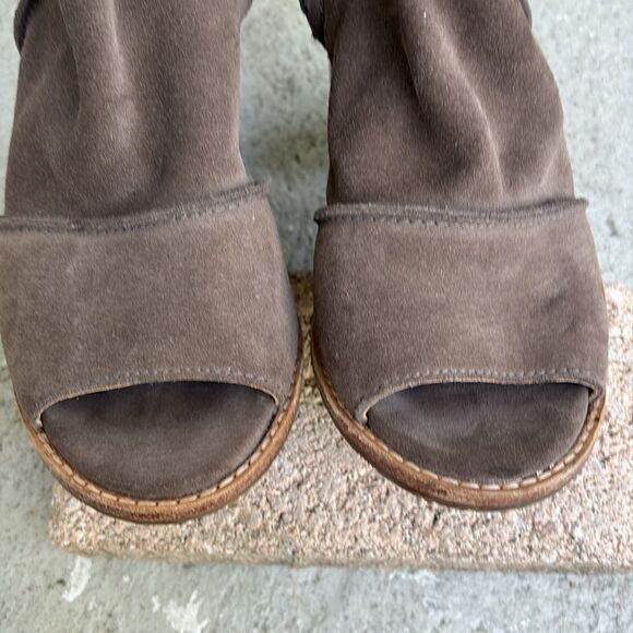 Ugg Valencia Brown peep toe - Picture 4 of 11